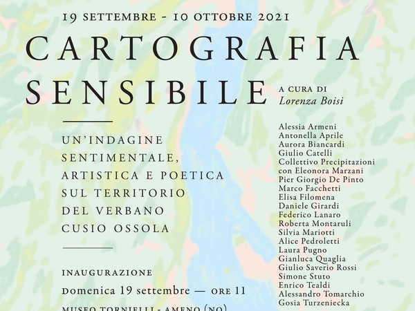 CARTOGRAFIA SENSIBILE. Un’indagine sentimentale, artistica e poetica sul territorio del Verbano Cusio Ossola