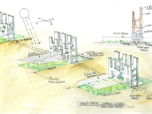 Steven Holl, Linear City Fragments