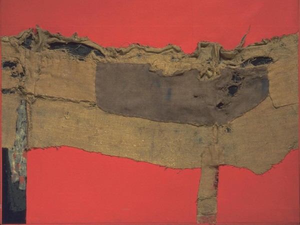 Alberto Burri, Sacco e Rosso, 1954. Tate Gallery di Londra