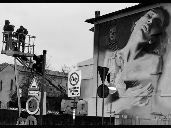 Murale di Gomez a Forlì