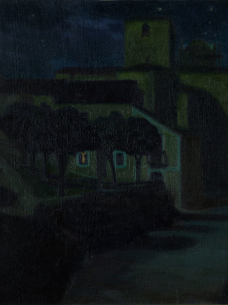 Diego Rivera - Notturno in Avila, 1907.Olio su tela, 99,5 x 92,6 cm.Col. Museo Dolores Olmedo, Xochimilco, México