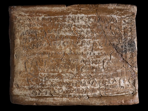 <em>Lettera di Maximus (Tegola iscritta)</em>, Madrid, Museo Arqueòlogico Nacional