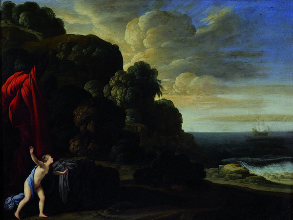 Carlo Saraceni, Arianna abbandonata. Olio su rame, cm 40 x 52,5. Napoli, Museo Nazionale di Capodimonte