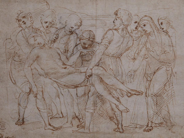 Raffaello Sanzio, Studi per la Deposizione Baglioni e San Matteo | © 2020 The Trustees of the British Museum / Scala Firenze