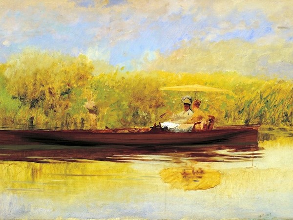 Giuseppe De Nittis, Ora tranquilla, 1874 Olio su tela, cm. 57x92 Collezione privata, Vicenza