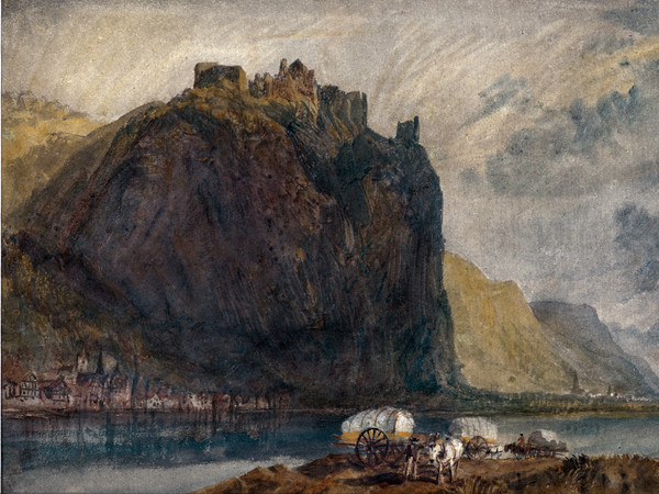 Joseph Mallord William Turner, Hammerstein sotto Andernach, 1817. Acquarello, cm 19,5 x 32. Johannesburg Art Gallery, Johannesburg