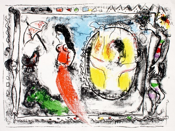 Marc Chagall, Derriére le Miroir, 1963 | Courtesy of Elena Salamon Arte Moderna, Torino