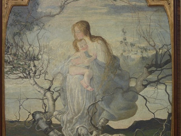 Giovanni Segantini, L’angelo della vita, 1894, olio su tela. Milano, Galleria d’Arte Moderna