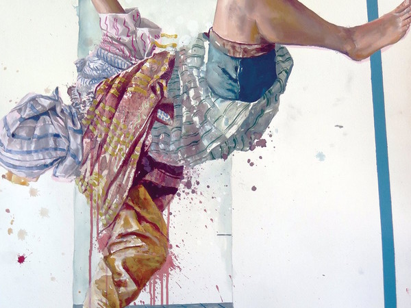 <span>Fintan Magee. The Overdose | Acrylic and oil on paper | 65x90 cm</span>