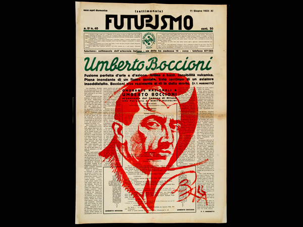 “Futurismo”, a. 2, n. 40, 11 giugno 1933 Mart, Archivio del ‘900, fondo Mino SomenziMART, Museo di Arte Moderna e Contemporanea di Trento e Rovereto 