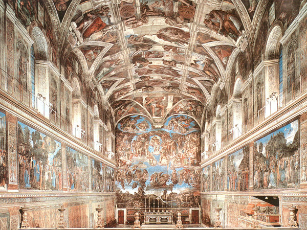 L'interno della Cappella Sistina