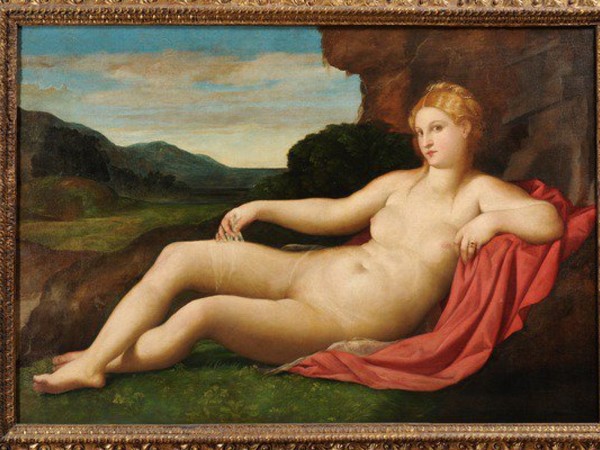 Jacopo Palma il Vecchio, Venere, olio su tela, 1528, Collezione Privata 