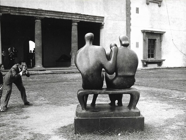 Henry Moore al Forte di Belvedere, 1972 I Ph. Lorenzo Pezzele. Courtesy Alberta Pezzele