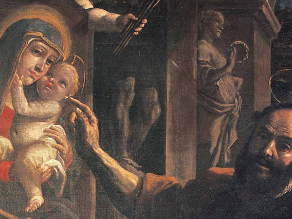 Mattia Preti. San Luca dipinge la Madonna con il Bambino, Accademia Nazionale di San Luca, Roma