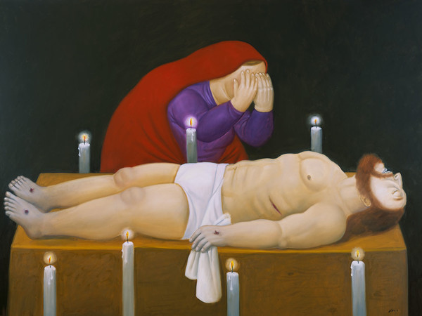 Fernando Botero, Cristo è morto, 2011.