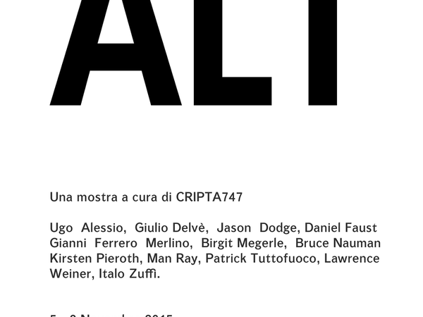 Alt. Mostra collettiva a cura di Cripta 747, Torino