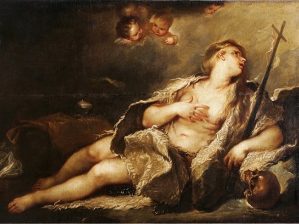 Luca Giordano, Maddalena col crocifisso, 1660 circa. Olio su tela, cm 127 x 178,5. Cosenza, Galleria Nazionale, inv. n. 92.