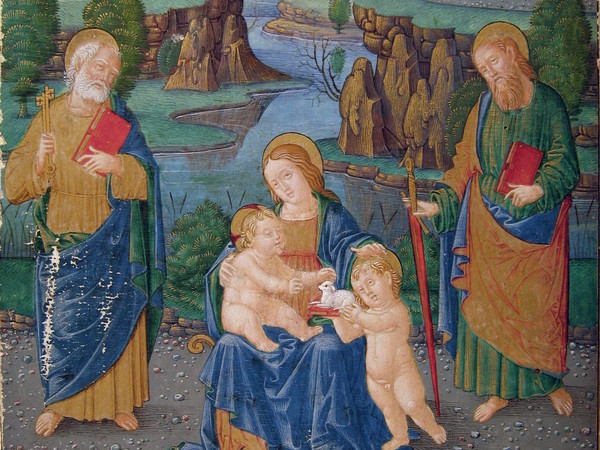 Giovan Pietro Birago, La Madonna con Bambino e Santi in un paesaggio 