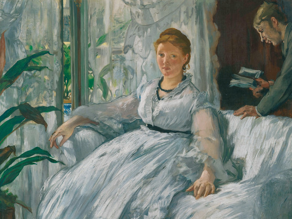 Édouard Manet, La lettura, 1865-1873, Olio su tela, 73.2 x 61 cm, Parigi, Musée d’Orsay | © René-Gabriel Ojéda / RMN-Réunion des Musées Nationaux/ distr. Alinari