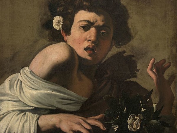 Michelangelo Merisi detto il Caravaggio, Ragazzo morso da un ramarro, 1597 circa. Olio su tela, 65,8 x 52,3 cm. Firenze, Fondazione di Studi di Storia dell'Arte Roberto Longhi
