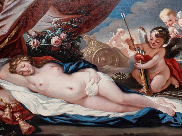 Antonio Balestra, Venere con amorini, olio su tela, cm. 131x183 