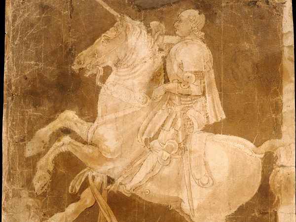 Antonio Pollaiolo, Studio per il Monumento equestre a Francesco Sforza, 1480 circa.