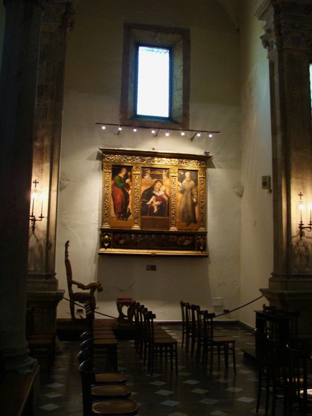 Trittico con La Madonna e il Bambino, la Maddalena e Sant'Antonio