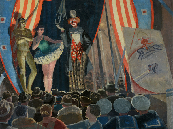 Oscar Saccorotti, Il circo equestre, 192, Olio su tela, Collezione Privata | Courtesy Galleria Novecento, Genova