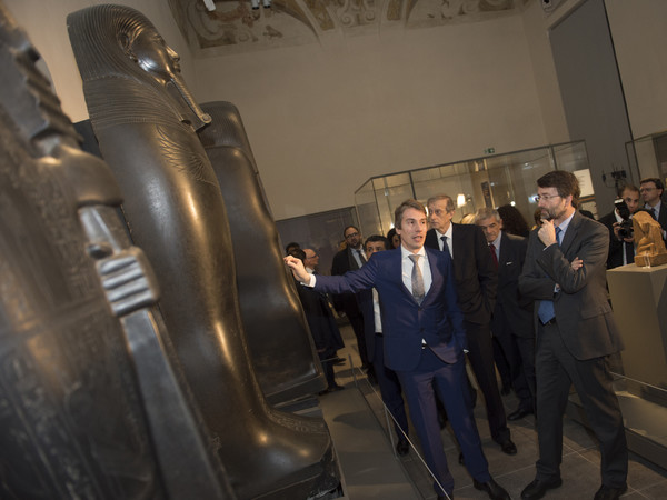 Il Ministro Dario Franceschini all'inaugurazione del nuovo Museo Egizio di Torino