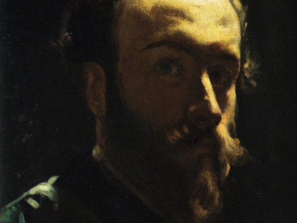 Federico Faruffini (1833 - 1869), Autoritratto, Olio su tela, 45x36 cm