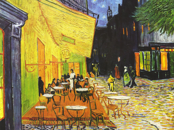 Vincent van Gogh, Terrazza del caffè la sera, Place du Forum, Arles,  1888, Olio su tela, 65.5 x 81 cm, Otterlo, Kröller-Müller Museum