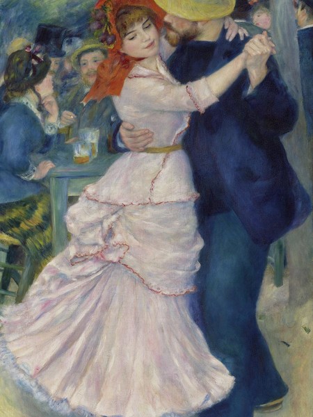 Pierre-Auguste Renoir, Danza a Bougival, 1883, olio su tela, cm 181,9x98,1
