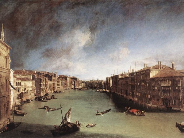 View of the Grand Canal from Palazzo Balbi to Rialto