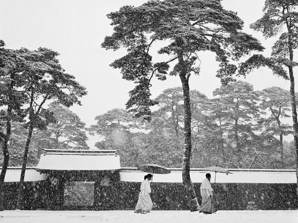 <span>Werner Bischof, <em>Japan, Tokyo. Courtyard of the Meiji Shrine</em>, 1951, Particolare | © Werner Bischof / Magnum Photos<br /></span>