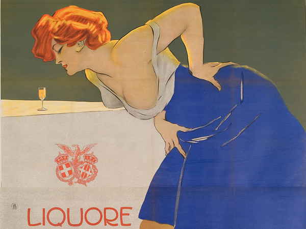 Marcello Dudovich, Liquore Strega, 1906, 144 x 204 cm | Courtesy of Galleri L'IMAGE, Alassio (SV)