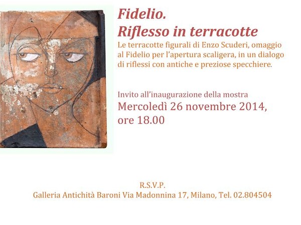 Fidelio. Riflesso in terracotte, Galleria Antichità Baroni, Milano