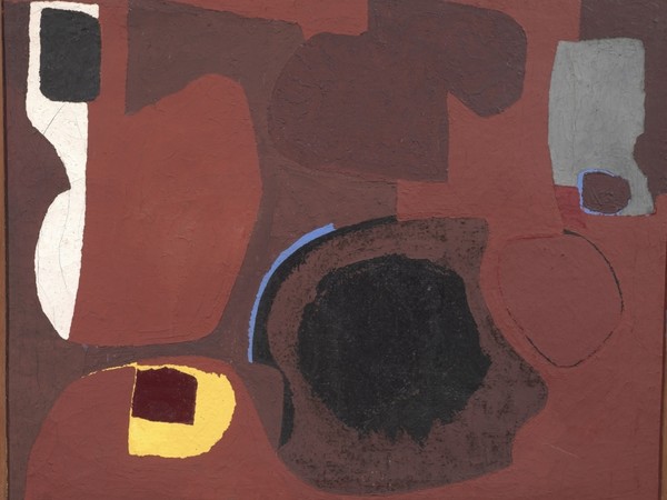 Alberto Burri, Catrame (1950). Collezione Privata, Galleria Tornabuoni Arte