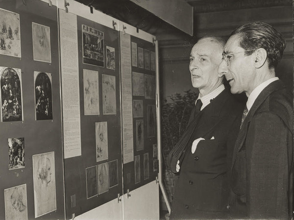 Giorgio Castelfranco con Antonio Segni nel 1952  | Courtesy © Fondazione CDSE<br />
