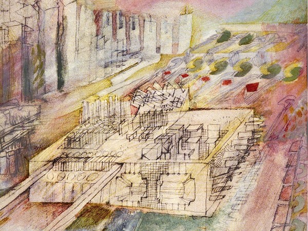 Franco Purini,<em> Città in costruzione</em>, 1966 | Courtesy of Franco Purini e SBD Archivio Progetti