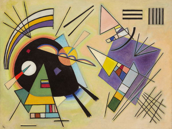  Vassily Kandinsky, Black and Violet, 1923