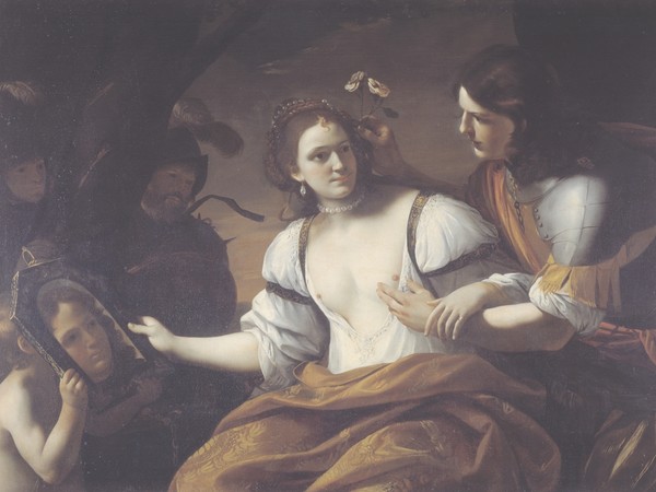 Mattia Preti, Rinaldo e Armida. Roma, Ambasciata degli Stati Uniti, olio su tela, cm 121 x 170.