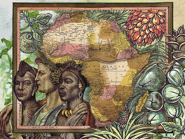 Malala Andrialavidrazana (Madagascar 1971), Figures 1850, Various Empires, Kingdoms, States and Republics, 2015, Pigment print on Hahnemuehle cotton rag, laminated on aluminium and framed under glass, 148.7 x 116 x 5 cm | Courtesy of Private collection