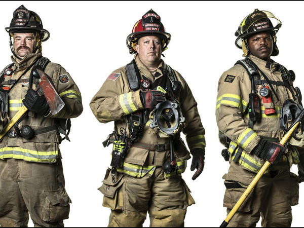 Braschler/Fischer, William A. Sonntag, Jeffery S. Bruder e Brandon Lee, Vigili del fuoco, Michigan, City Fire Department Station, 4 Michigan City, Indiana   
