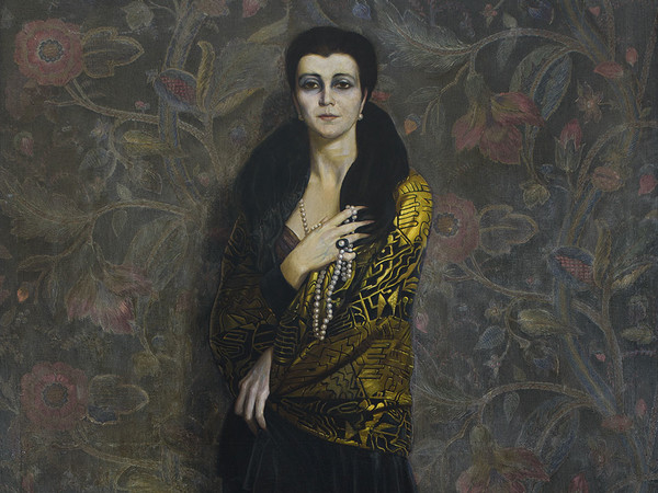 Cesare Sofianopulo, Ritratto di Luciana Valmarin, 1927, Olio su tela, 195 × 130 cm, Collezione privata