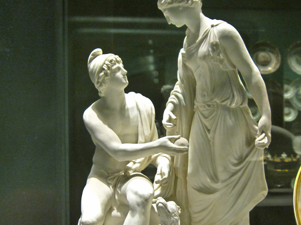 Filippo Tagliolini, Paride e Venere (1796-1804). Museo di Capodimonte, Napoli (part.)