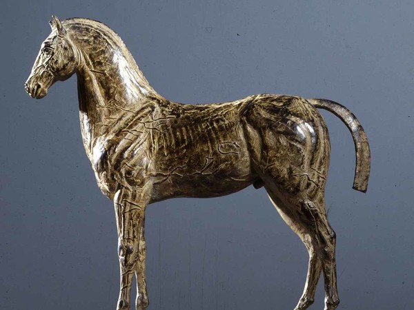 Ivan Theimer, Cavallo, Bronzo, 43 x 38 x 12.4 cm