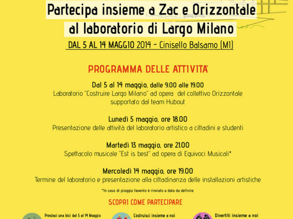 ZAC - Zone Artistiche Condivise. Costruire Largo Milano