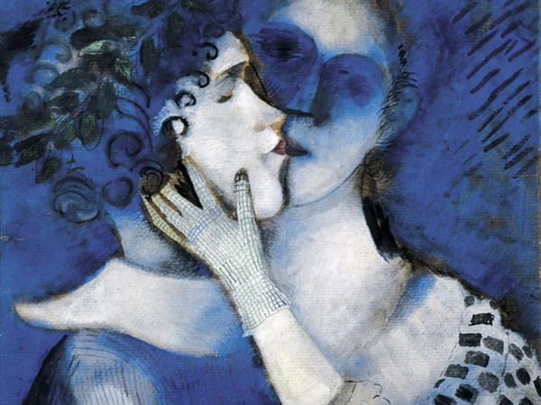 Marc Chagall, Gli innamorati in blu, 1914