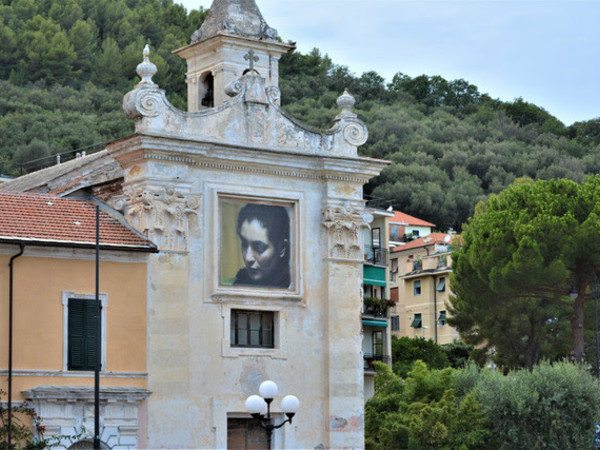 Rasha di Adrian Paci, Chiesa di San Francesco, Noli (SV), facciata