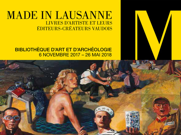 Il depliant della mostra "Made in Lausanne" - courtesy © 2017 Musées d’art et d'histoire de Genève<br />